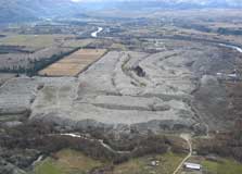 Earnscleugh tailings aerial view.
