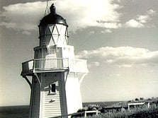 Akaora Head lighthouse, Banks Peninsula.