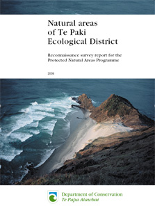 Cover of the publication showing Cape Reinga. Photo: Chris Rudge.