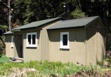 Three Mile Stream Hut. Photo copyright: Peter Hill.