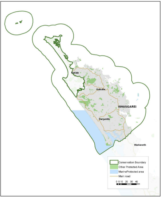 Northland Conservation Board map
