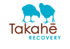 Takahe Recovery logo. 