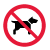 No dogs icon