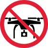 No drones logo