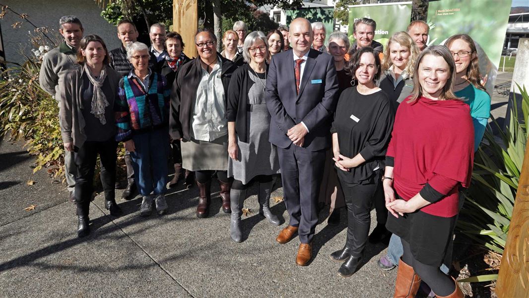 Representatives from NMIT, DOC, Nelson Marlborough Conservation Board and participants from the pilot course.