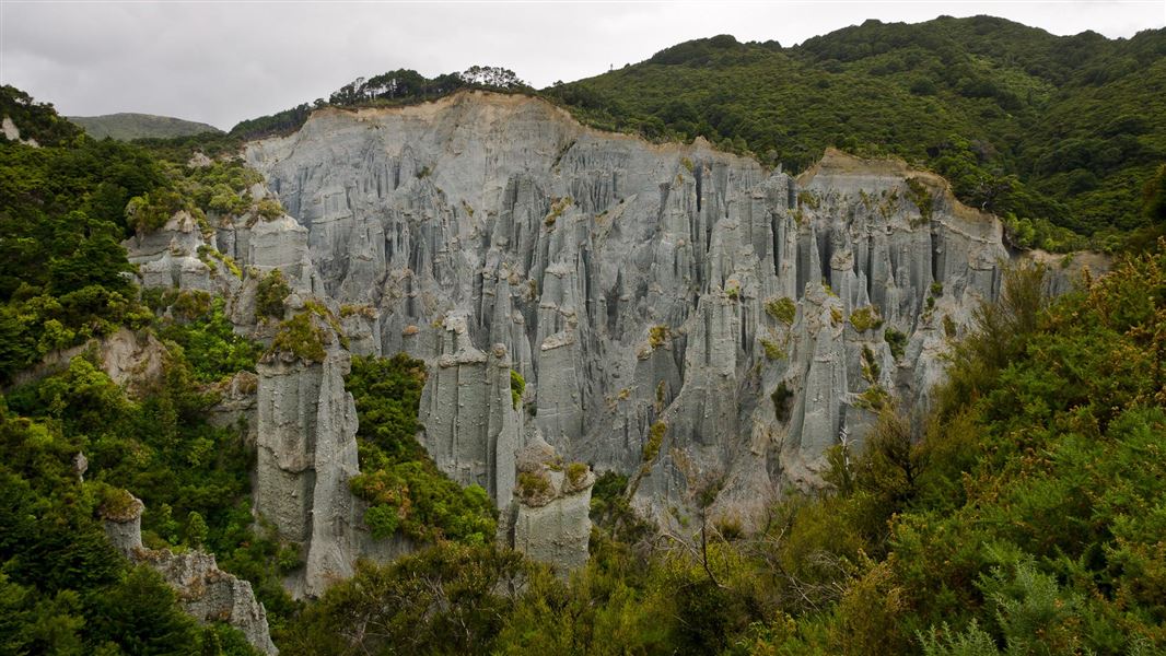 Putangirua Pinnacles. 