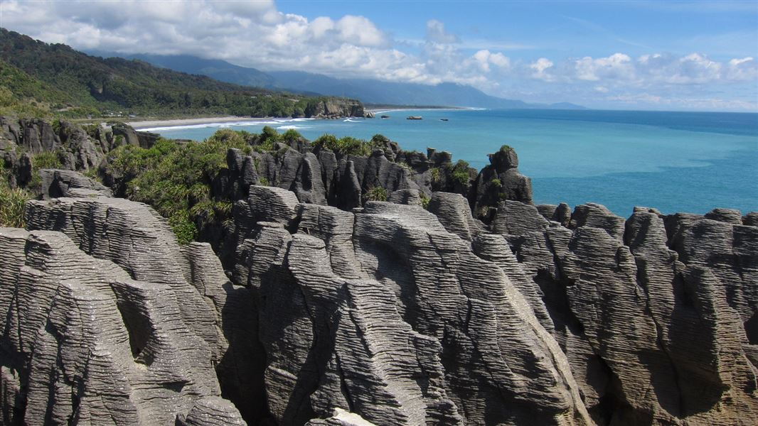 Pancake Rocks. 