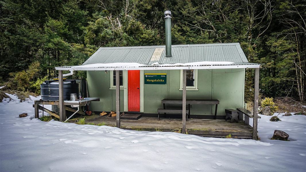 Mangakahika Hut. 