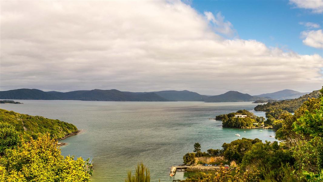 Golden Bay/Paterson Inlet from Observation Point.