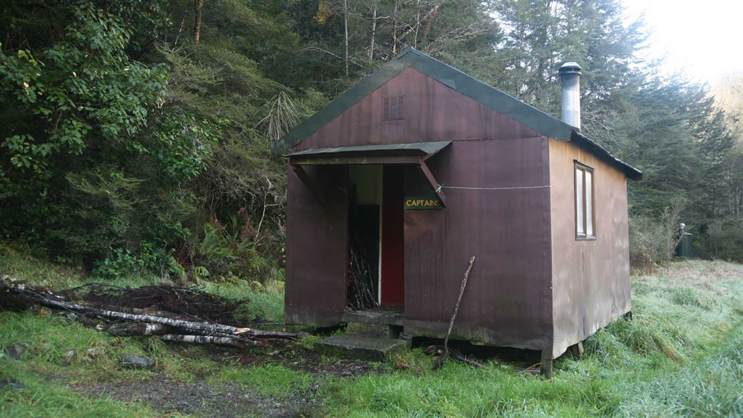 Captain Creek Hut. 