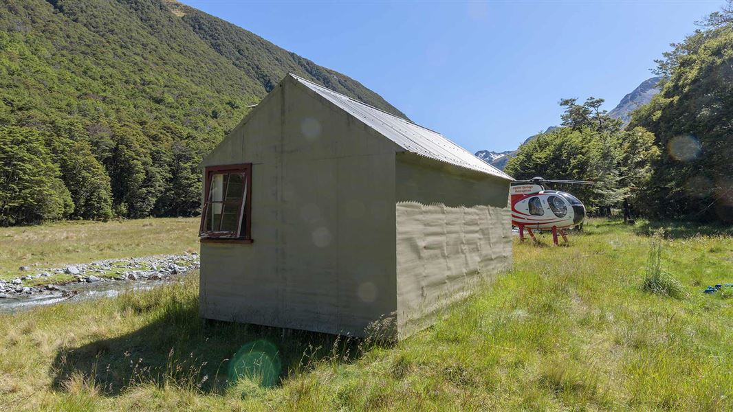  East Matakitaki Hut. 