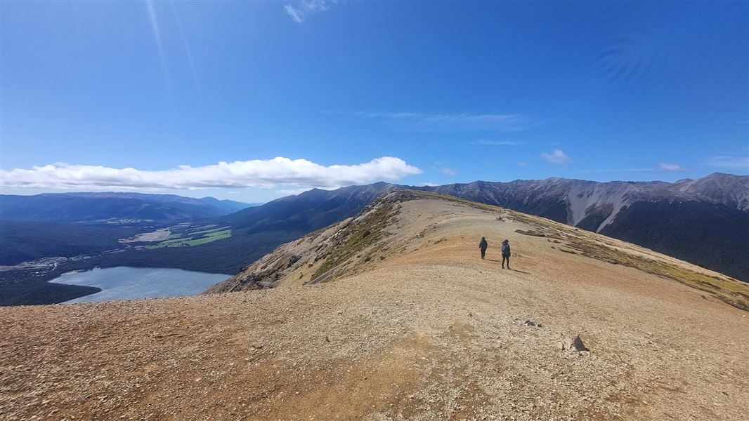 Lisa and Kokoro on the Mt.Robert Circuit