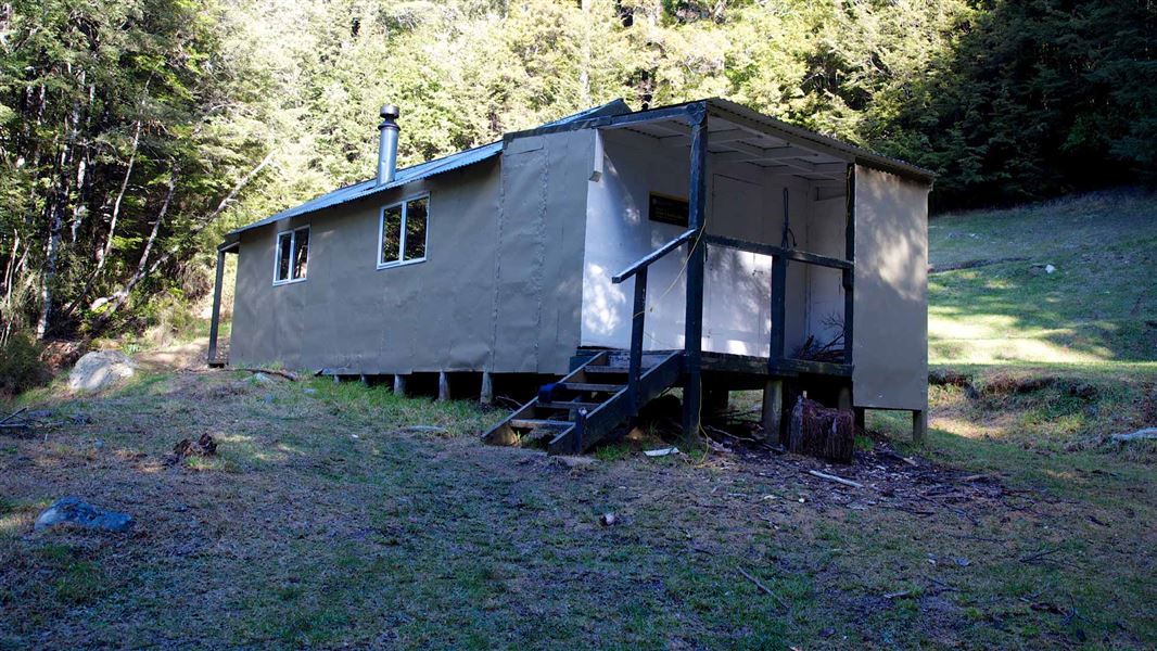 Lake Chalice Hut. 