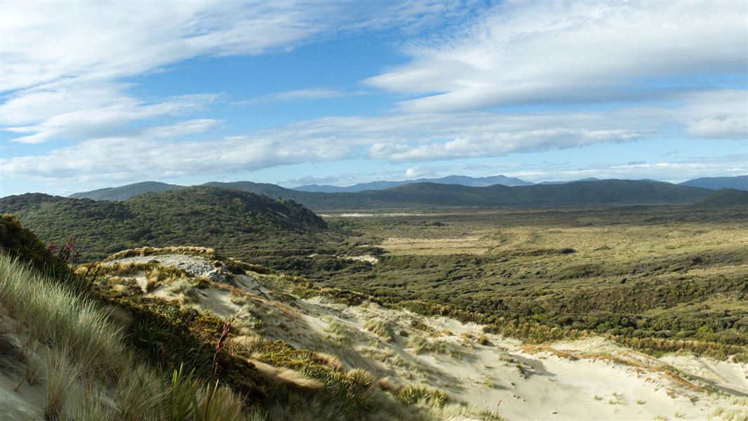 Mt. Rakeahua and Mason Bay.