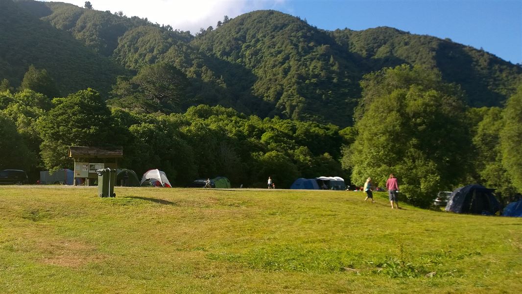 Ōtaki Forks conservation campsite Tararua Forest Park, Kapiti region