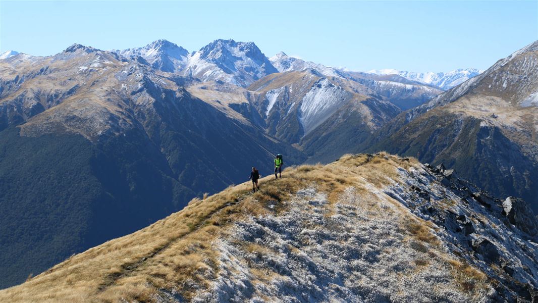 The top of the Lewis Tops Track.