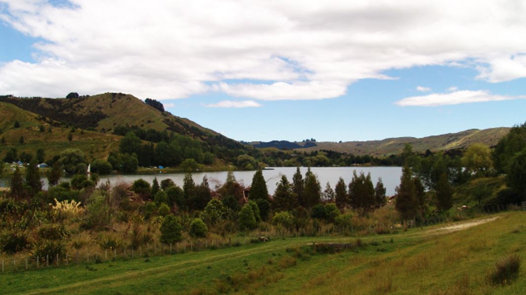 View of Lake Tūtira.