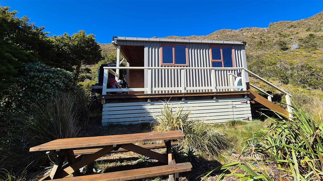 Refurbished Buckland Peak Hut.