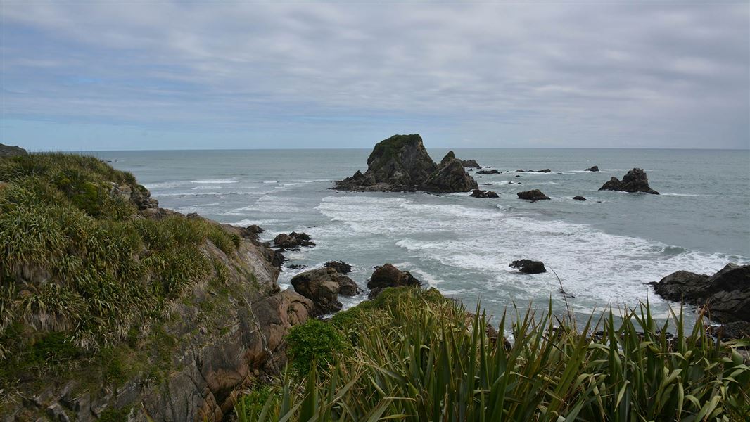 View from the Cape Foulwind Walkway.