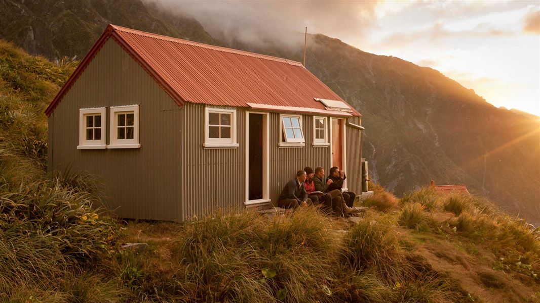 Chancellor Hut on the West Coast. 