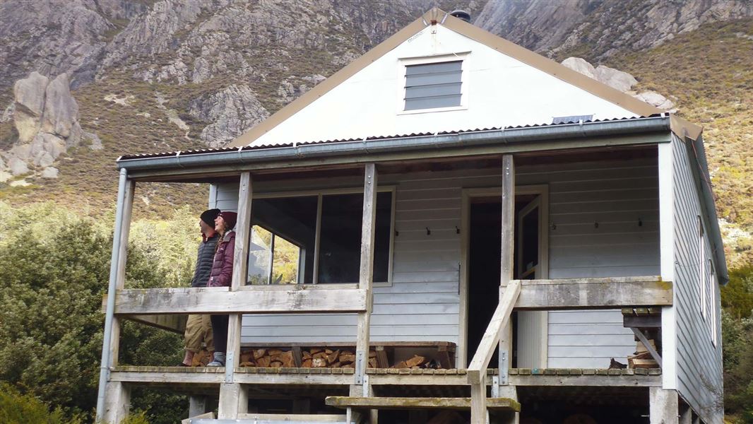 Pinnacles Hut. 