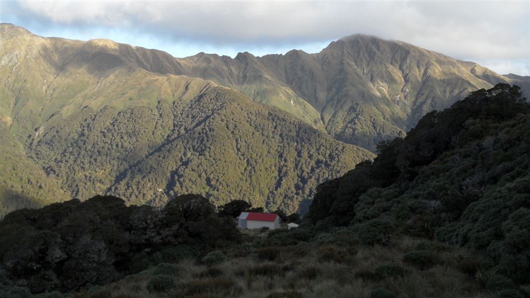 Dorset Ridge Hut. 