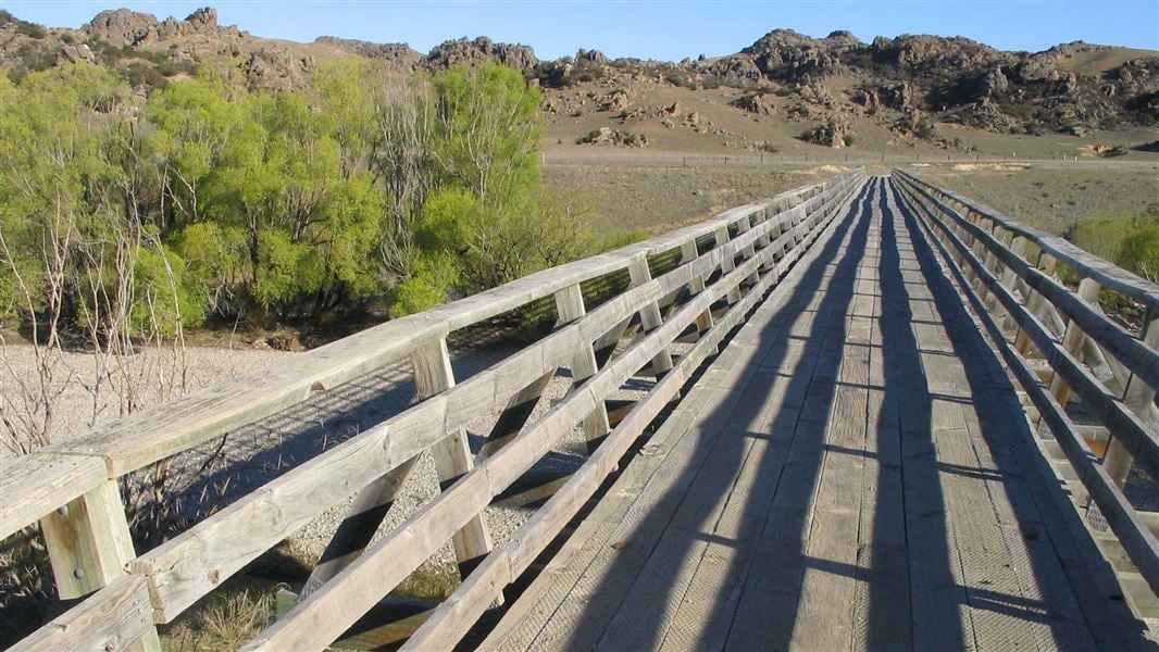 Bridge on Otago Central Rail Trail