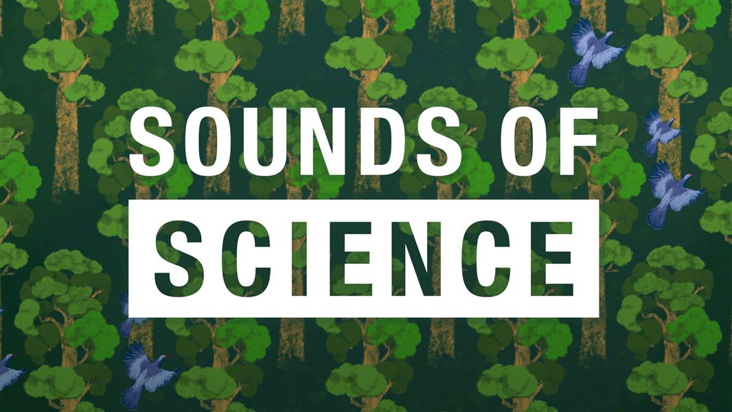 Sound of science podcast logo.