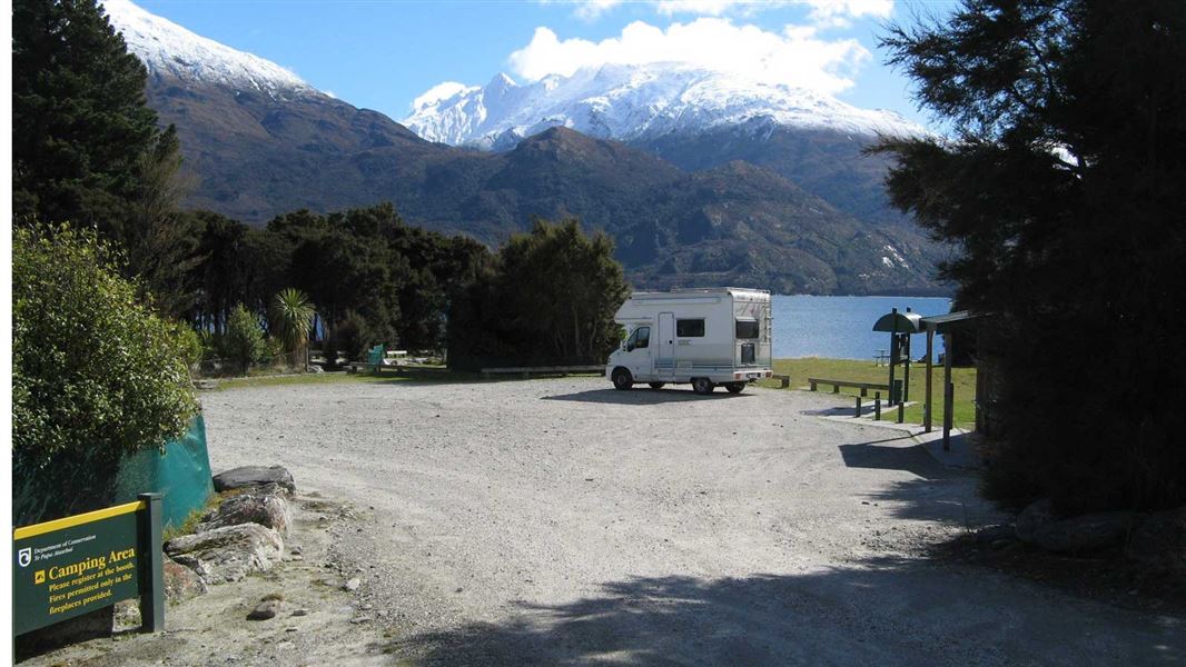 Boundary Creek Campsite.