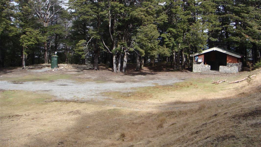 Hawdon Shelter Campsite. 