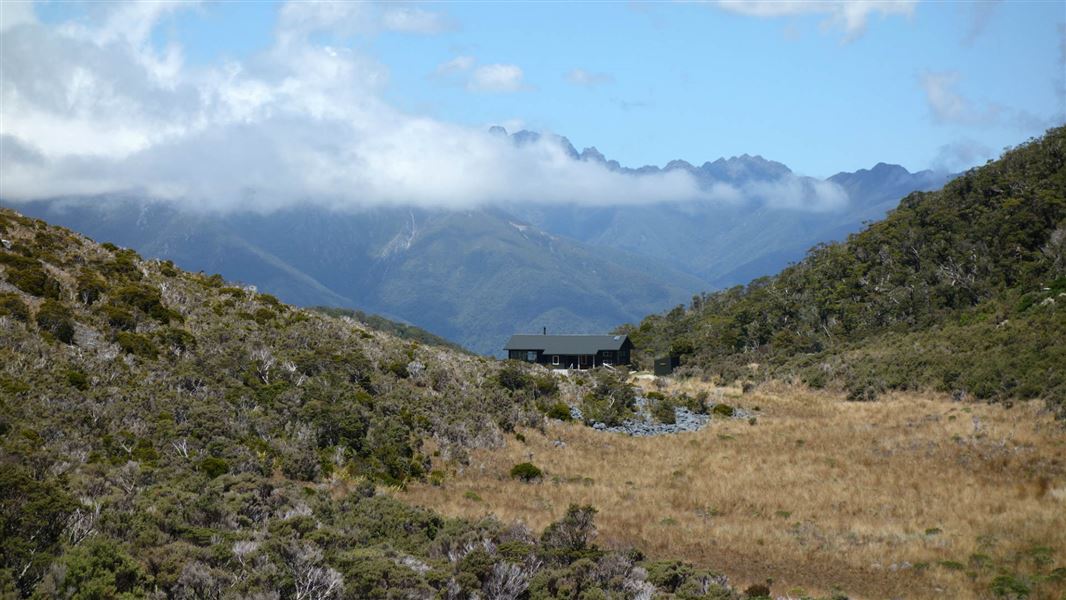 Perry Saddle Hut Heaphy Track.