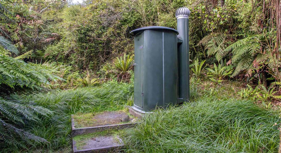 Toilet in the bush. 