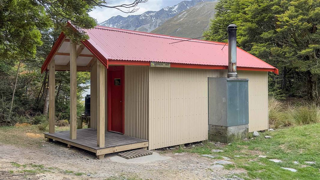 Kennedy Memorial Hut. 