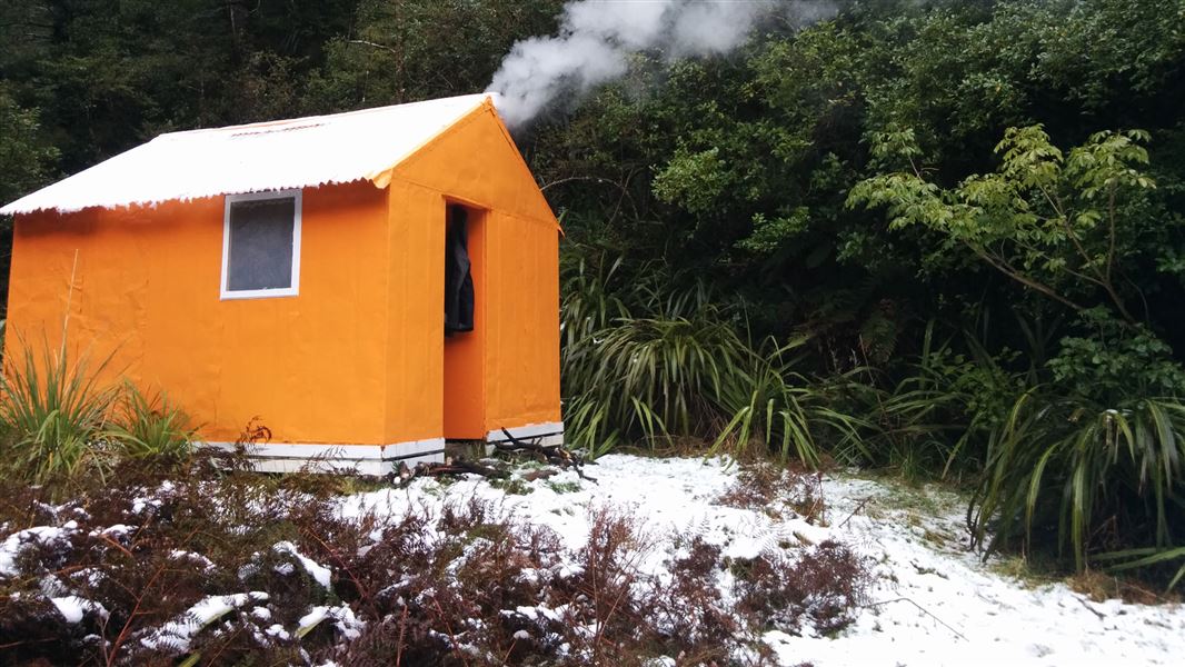 Gold Creek Hut. 