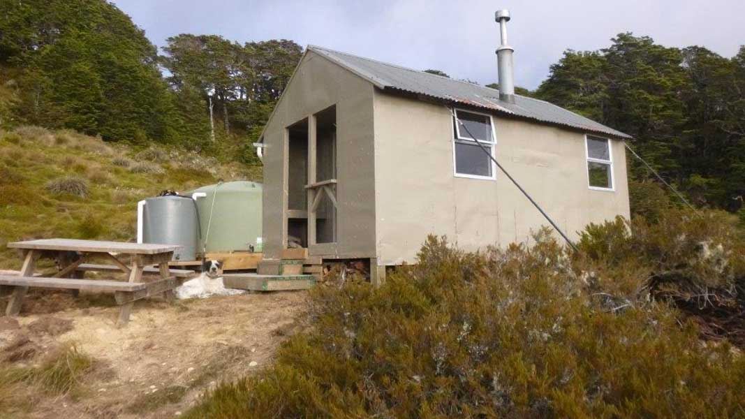 Mt Fell Hut. 