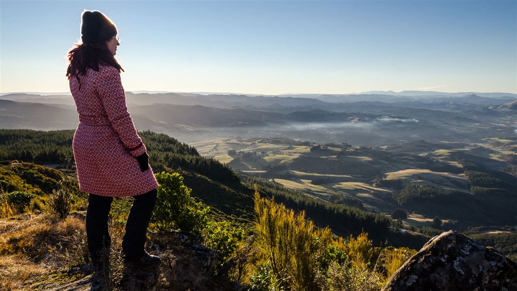 Sunset on Mount Cargill