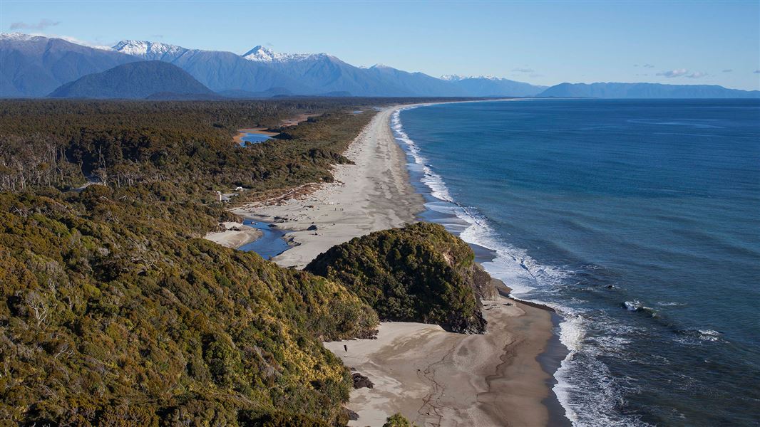 Ship Creek area, viewed from above.