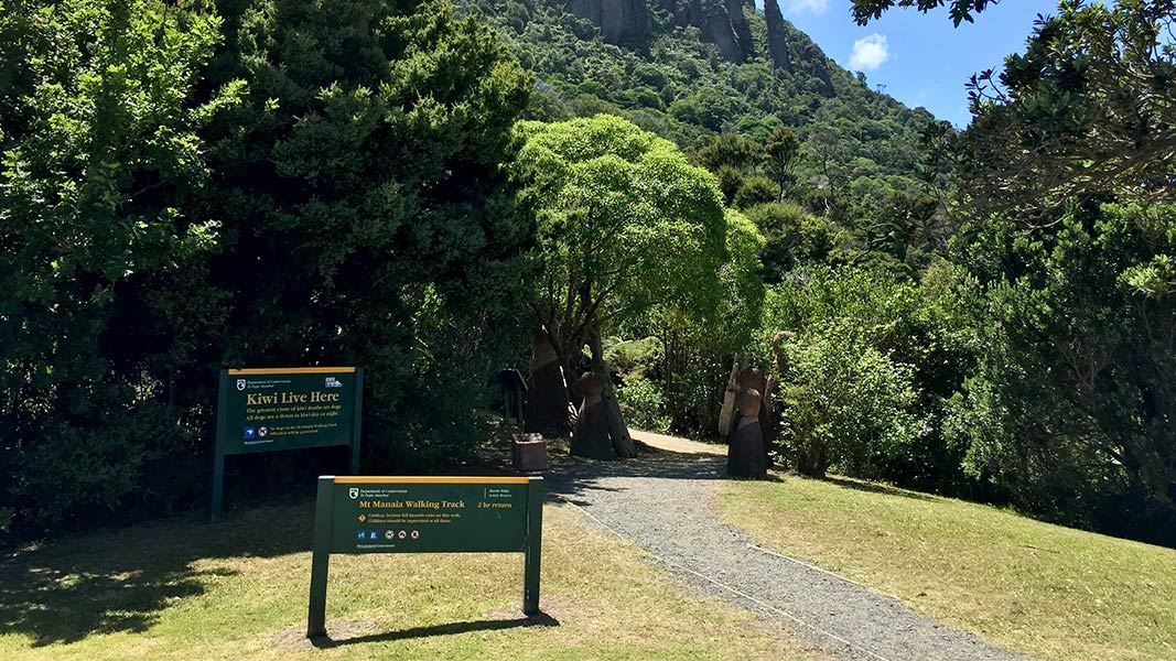 Start of the Mount Manaia Track