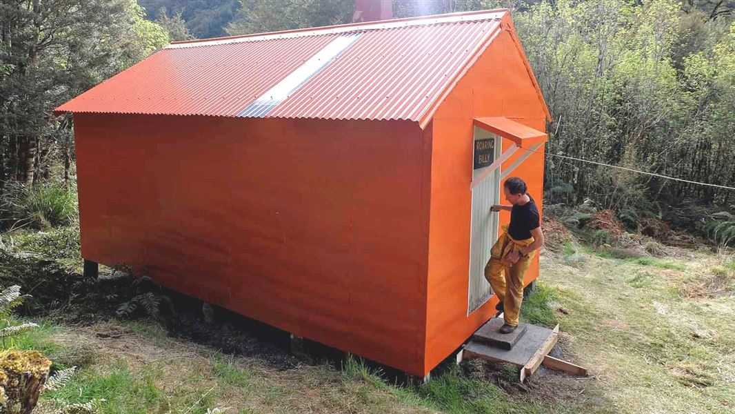 Roaring Billy Hut Haast Paringa And Moeraki Rivers Area West Coast Region