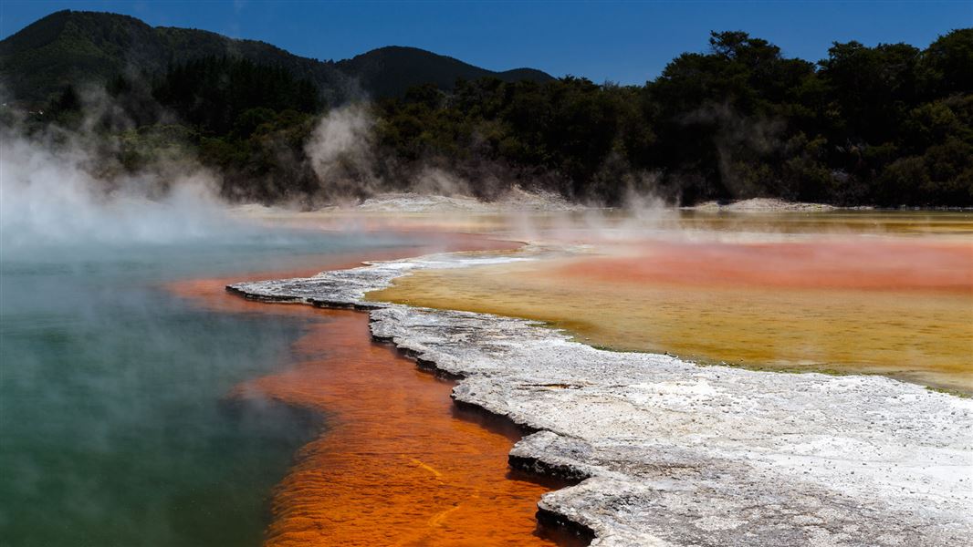 Geothermal landscape. 