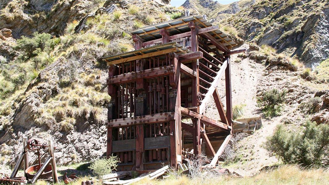 The four-storey-high Homeward Bound Battery. 