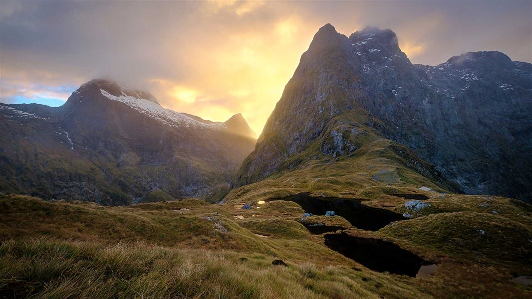 Mackinnon Pass on the Milford Track. 