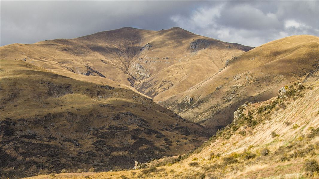 View of Cloudy Peak Track.