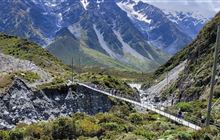 Bridge on popular Hooker Valley Track at Aoraki/Mount Cook closed after heavy rainfall