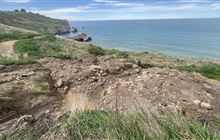 Repairs to Tunnel Beach Walk underway